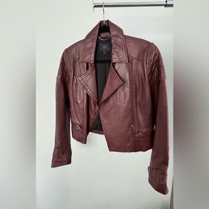 Banana Rebublic Italian Leather Moto Jacket